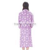 Super Soft Printed Coral Fleece Dressing Gown Lady thumbnail-3