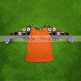 Wholesale Halloween Raglan Baby Girl Cotton Shirt Kids Long Sleeve Clothes Shirt Boutique Children Girl Halloween Raglan Fall thumbnail-1