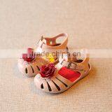 Floral Girl Summer Jelly Sandals, Flower Girl Melissa Sandals thumbnail-3