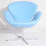 Furniture Wholesale Swan Chair Cashmere Fabric Swan Chair Manufacturer thumbnail-1
