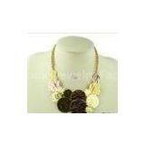 Top Hot Sell Colorful Eco-friendly Alloy Coin Charm Necklace for Ladies thumbnail-1