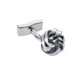 Hot Selling Metal Silver Knot Cufflinks thumbnail-1