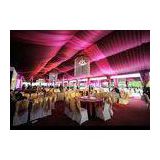 Luxury PVC Fabric Luxury Outdoor Wedding Tent / 10 By 20 Party Tent With Self-Cleaning