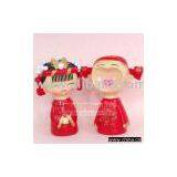 Wedding Cake Topper- Chinese Wedding Dolls- N009 thumbnail-1