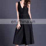 Topshop Design V Neck Stripe Pattern Jumpsuits for Women 2015 thumbnail-5