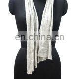 Fashion Women Scarfs Plain Dyed Colourful Woolen Yarn Pure Large Scarves thumbnail-2