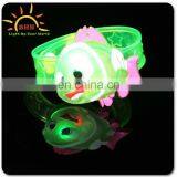 Green Color Eco-friendly Silica Gel Flashing Light up LED Bracelet
