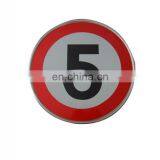 Custom Made Reflective Sheeting Circle Aluminum Road Warning Sign Highway Traffic Safety Signs thumbnail-1