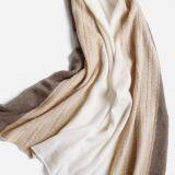 Three Color Combo Cable Cashmere Scarves thumbnail-2
