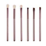 Factory Customized Hot 6pcs High Quality Wool Hair Portable Eyeshadow Brush Makeup Brush Set ODM&OEM thumbnail-1