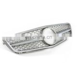 Front Silver Chrome Grille Fit 2000-2006 For Mercedes Benz W203 Grill C230 C320