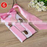 Kids Suspenders With Bowtie Ties 3PCS Set Children Boys Girls Braces Adjustable Suspenders Baby Party Wedding Ties Accessories thumbnail-3