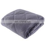 Amazon Hot Selling High Quality Diamond Pattern Rhombic Grid Minky Weighted Blanket Adjustable Weighted Blanket thumbnail-2