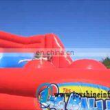 Red Inflatable Wipeout Jump Big Baller Obstacle Sport Game Inflatable Wipe Out Jumping Balls Games thumbnail-1