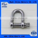 Alibaba express stainless steel standard d shackle type