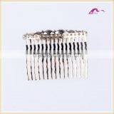 Beautiful Gold Pearl Decorative Hair Comb Clip For Wedding Accessories thumbnail-3