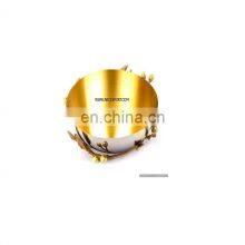 White & Gold Antique Bowl thumbnail-1