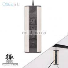 US Socket With Type C Charger and Aluminium Frame