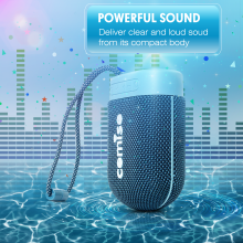 COMISO Portable Bluetooth Speakers, IPX7 Waterproof Floatable Small Wireless Speaker Loud Sound Rich Audio Stereo Pairing Bluetooth 5.0 100 Feet 20H Battery Life Ultra Compact for Outdoor Beach, Pool thumbnail-4