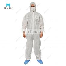 Wholesale Price White List Factory Livestock Breeding Use Clothing Comfortable and Durable PP Coverall with OEM Service