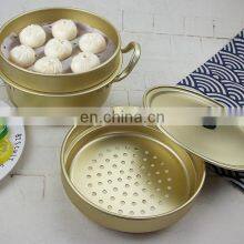 New Style Yellow Cookware Wholesale for Camping Durable Aluminum Cooking Pot And Set thumbnail-4