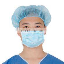 Gorro Desechable de Tela no Tejida, Gorro Azul ISO, SMS, 25gsm thumbnail-3