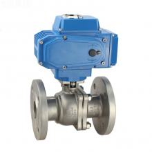 Pneumatic Stainless Steel Ball Valve Q641F-16P Stainless Steel Ball Valve thumbnail-1
