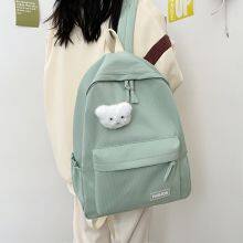 Premium Quality Lightweight Casual College School Corduroy Backpacks University Bookbag thumbnail-5