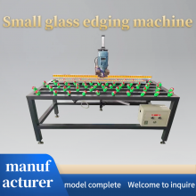 Small glass edging machine