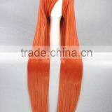 High Quality 100cm Long Orange Cosplay Hair Wig Bleach Synthetic Anime Wig thumbnail-3