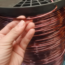 SWG Fil d'enroulement en aluminium émaillé pour éolienne 2,5 mm Câble électrique rond en fil émaillé thumbnail-4