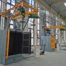 Instrument (flowmeter) Shot Blasting Machine, Double Hook, Chamber Manganese 13 Protective Plate, Hook Type Shot Blasting Machine thumbnail-5