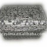 Zebra Pattern Horse Grooming Kit Box With Tray/horse Products thumbnail-1