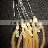 Grade 5A Human Hair Micro Loop Ring Hair Extensions Best Micro Bead