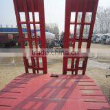 Used 11m Truck Trailer for Transportation/ Secondhand 40ton Lowbed Flatbed Trailerin Top Performance thumbnail-3