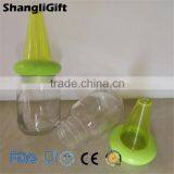 50ml 90ml Clear Food Grade Glass Spice Jar Sauce Bottle Oil Bottle With Lid thumbnail-6