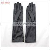 Long Women Dresses Imitation Leather Fabric Wholesale Factory Gloves thumbnail-4
