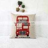 New Design Printed Linen Cloth Pillow Cover Cushion Case thumbnail-6