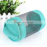 Hand Cosmetic Bag Mesh Drum Shaped Orangizer Bag thumbnail-3