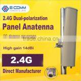 2.4Ghz 14dBi Outdoor Directional Sector Dual Polarization Panel MIMO Antenna for WLAN/WIFI