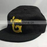 Unstructured Cap Wool Unstructured Snapback Hat Custom 6 Panels Soft Woolen Snapback Cap thumbnail-2