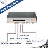 Gigabit Unmanaged Cabling-saving 8xRJ45 Poe Switch for ip Camera thumbnail-2