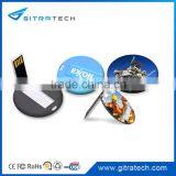 Round Card USB Flash Drive 2GB