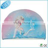 Wholesale Waterproof Softtextile Silicone Swim Cap thumbnail-1