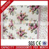 Changxing Factory Direct Sell Thousand Flower Designs Poly Micro Brushed Plain Printed Pattern Fabric for Patchwork Quilt thumbnail-5