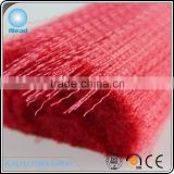 high performance transparent red color pp brush synthetic fiber