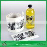 Sinicline 2015 Personalized Bottle Labels Waterproof Logo Sticker