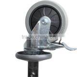 2 Tier Metal Folding Kitchen Island Trolley Storage Dining Food Cart thumbnail-4