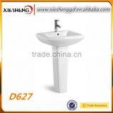 Sanitary Waer Ceramic Hand Wash Pedestal Basin For Bathroom thumbnail-1