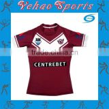 OEM service 100 polyester Sublimation digital print rugby jersey
